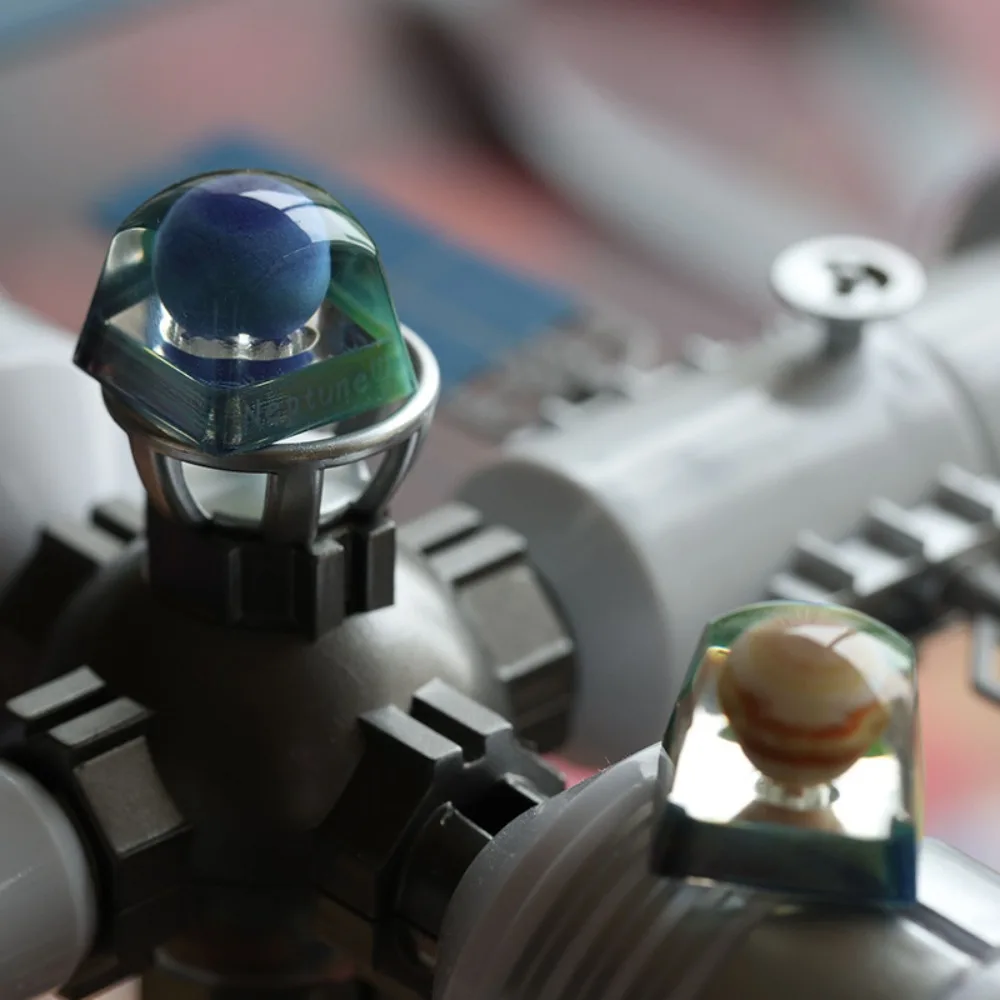 Copritasti Planet Personalizzato Sistema Solare Personalità Resina Stampa 3D Cherry Mx 1U Copritasto per Tastiera Meccanica Accessori di Gioco