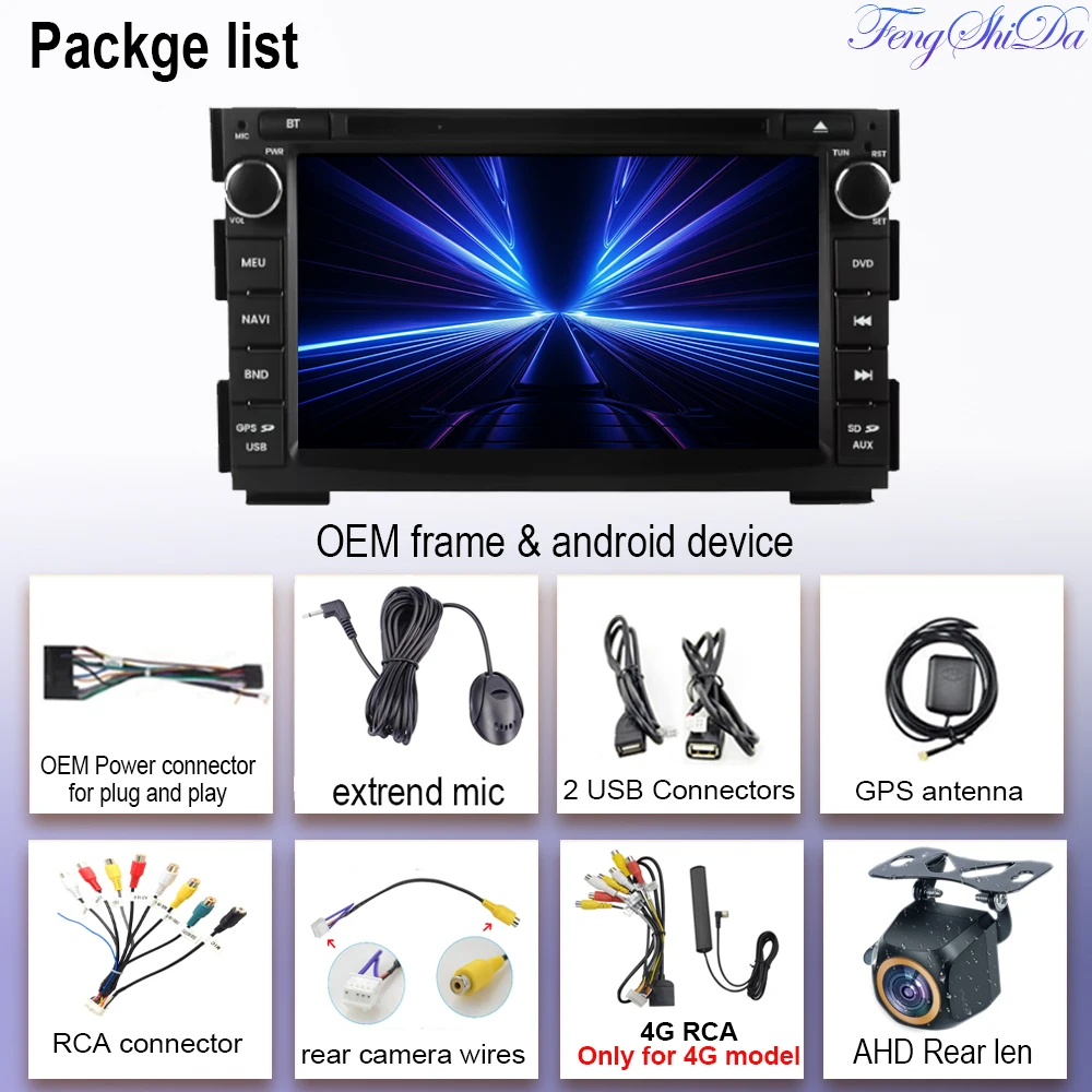Android Radio Car Multimedia Navigator Player For KIA CEED 2010 2011 2012 Venga 2010 2016 CarPlay Auto SWC GPS DSP