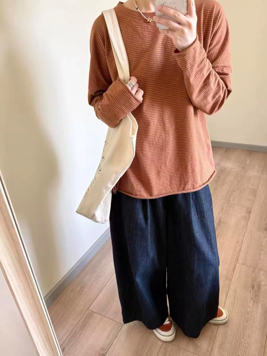 High Waist Wide Leg Blue Jeans Women's Summer Thin Loose Fitting Straight Cut Trousers Vintage Style Casual High Waist Jeans
