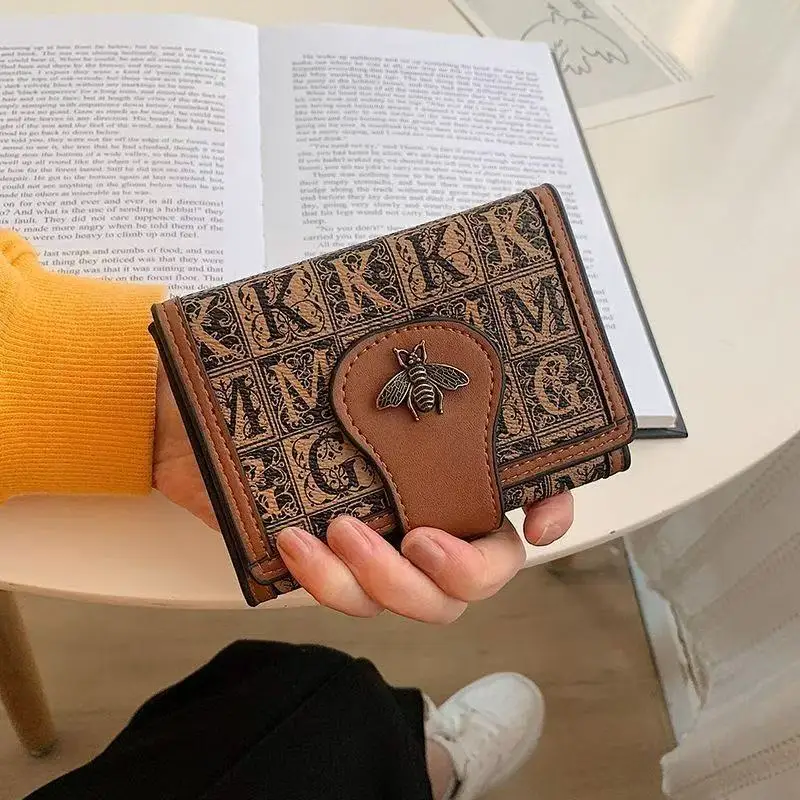 Anti-Magnetic Card Holder Women's Cute Student Korean Style Driving License Document Wallet Zipper Accordion Design Integrated