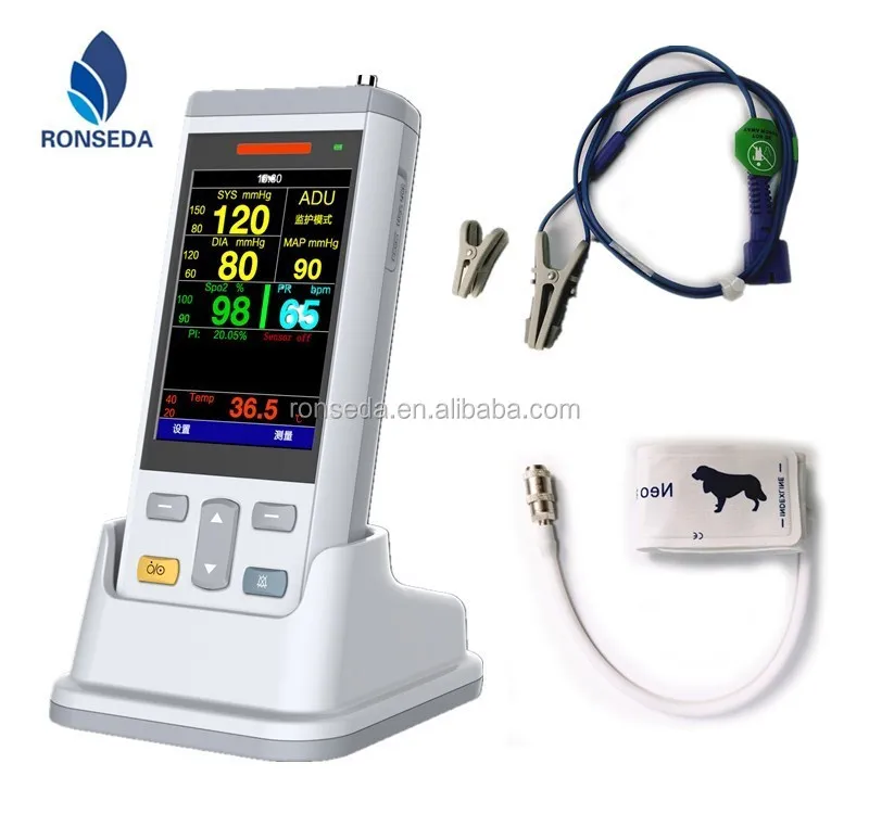 Veterinary portable life Supervise Pulse Oximeter Clinic Equipment  For Pets