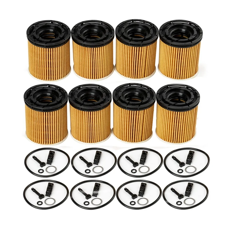 8PCS for KIA K3 Rio 1.6L for Hyundai Elantra 1.5L Oil Filter Assy with Seals 26350-2M000 263502M000 26350 2M000