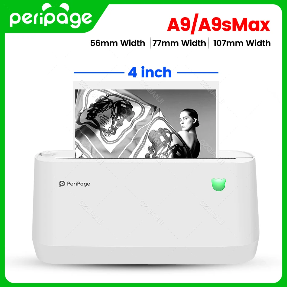 PeriPage Official A9 Portable Thermal Bluetooth Printer 3\