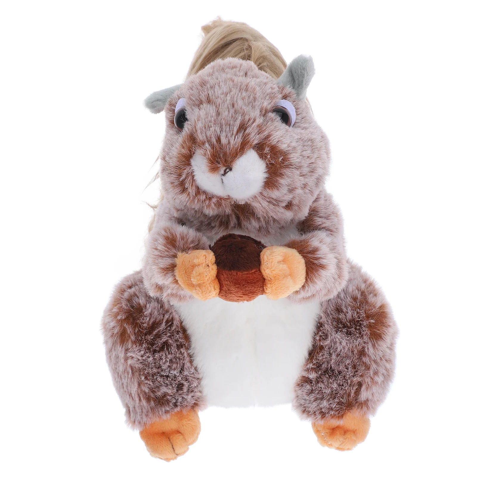 

Squirrel Plush Toy Soft Stuffed Cartoon Bear Animal Girl Unique Atmosphere Pp Cotton Brown