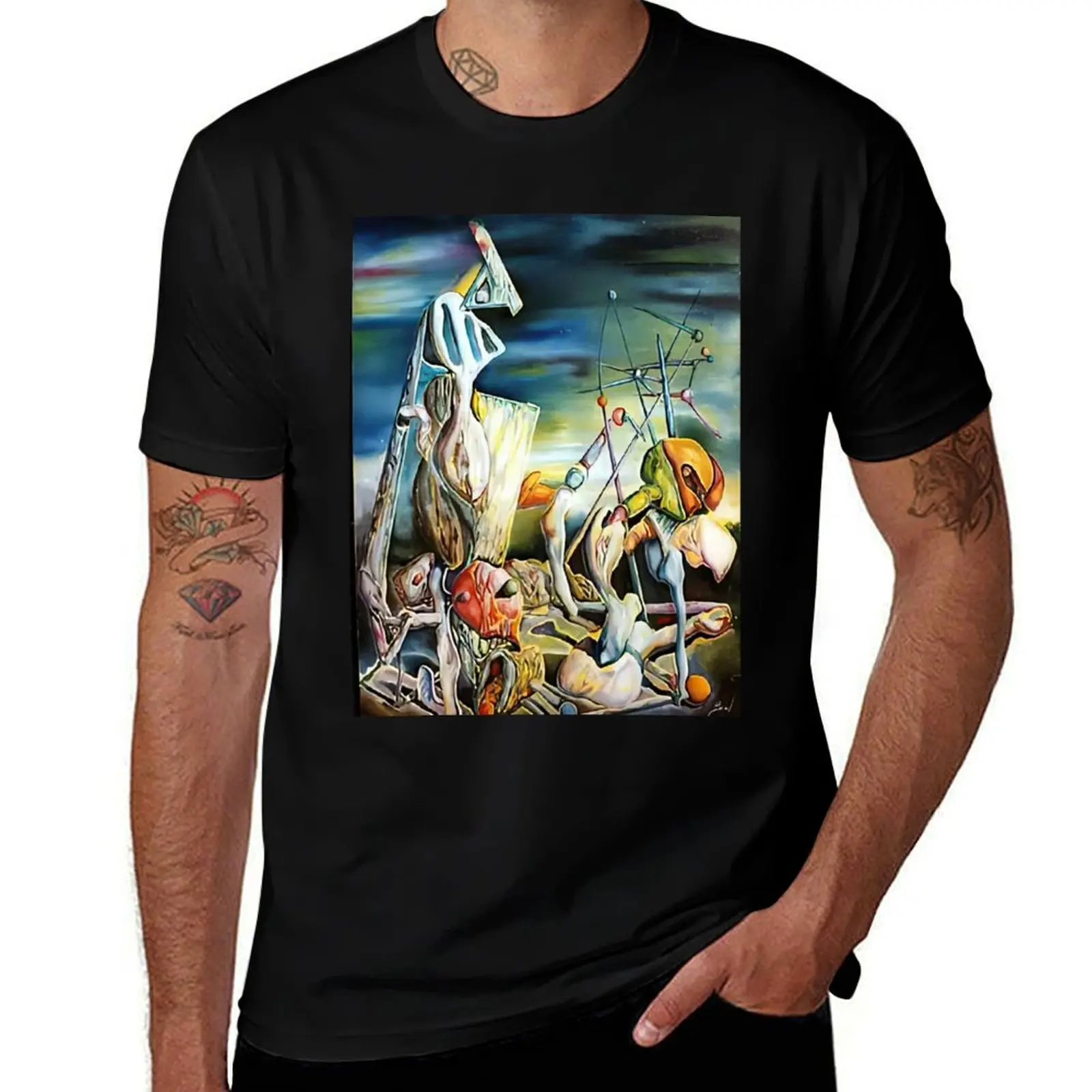 

Yves Tanguy T-Shirt shirts graphic tee essential t shirt summer shirt men tshirt