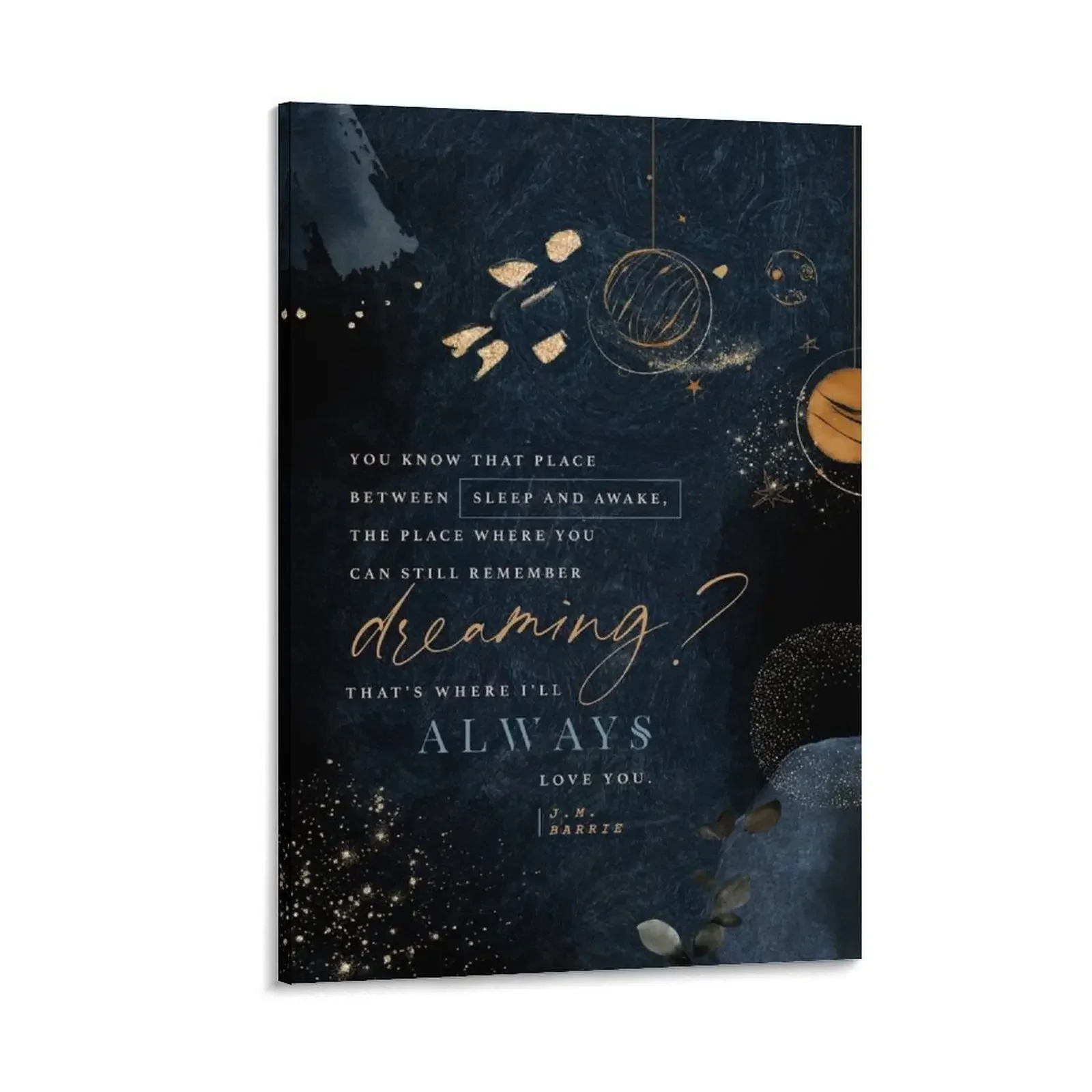 

Sleep and Awake Canvas Painting aesthetic room decoration nordic home decor luxury home decor