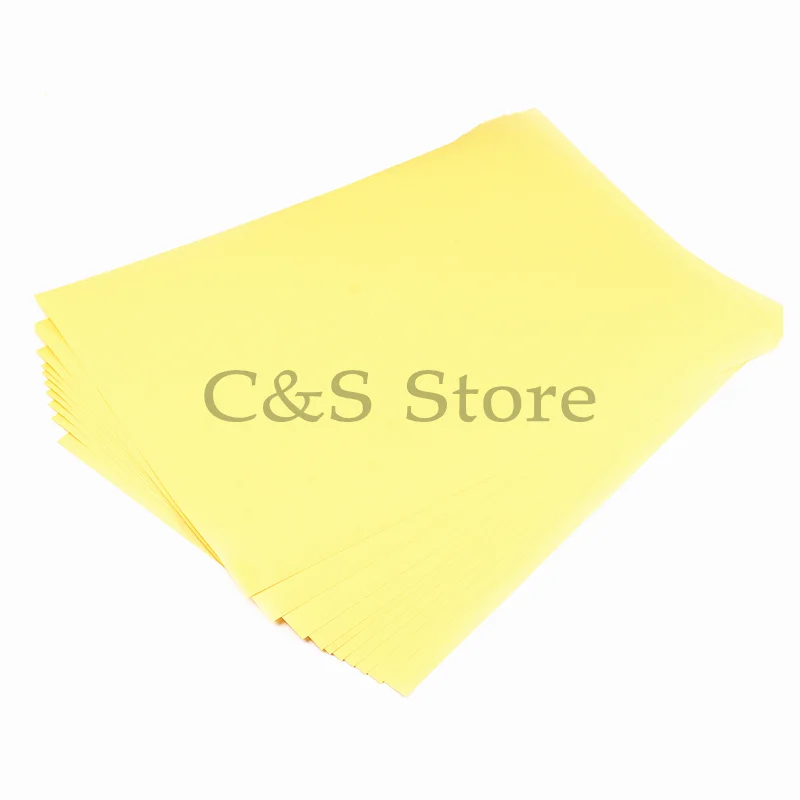 10pcs A4 Toner Heat Transfer Paper Yellow For DIY PCB Electronic Prototype Mark