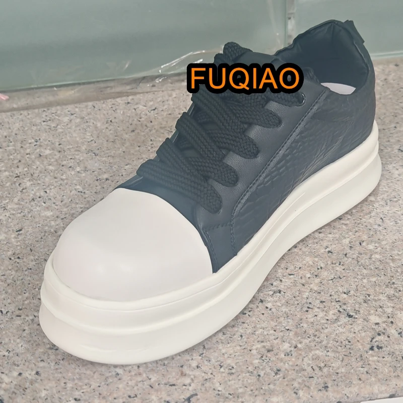 

New Men 7CM Invisible Height Increasing Elevator Shoes Lace-up Sporty White Sneakers Taller Size Plus Invisible Elevate