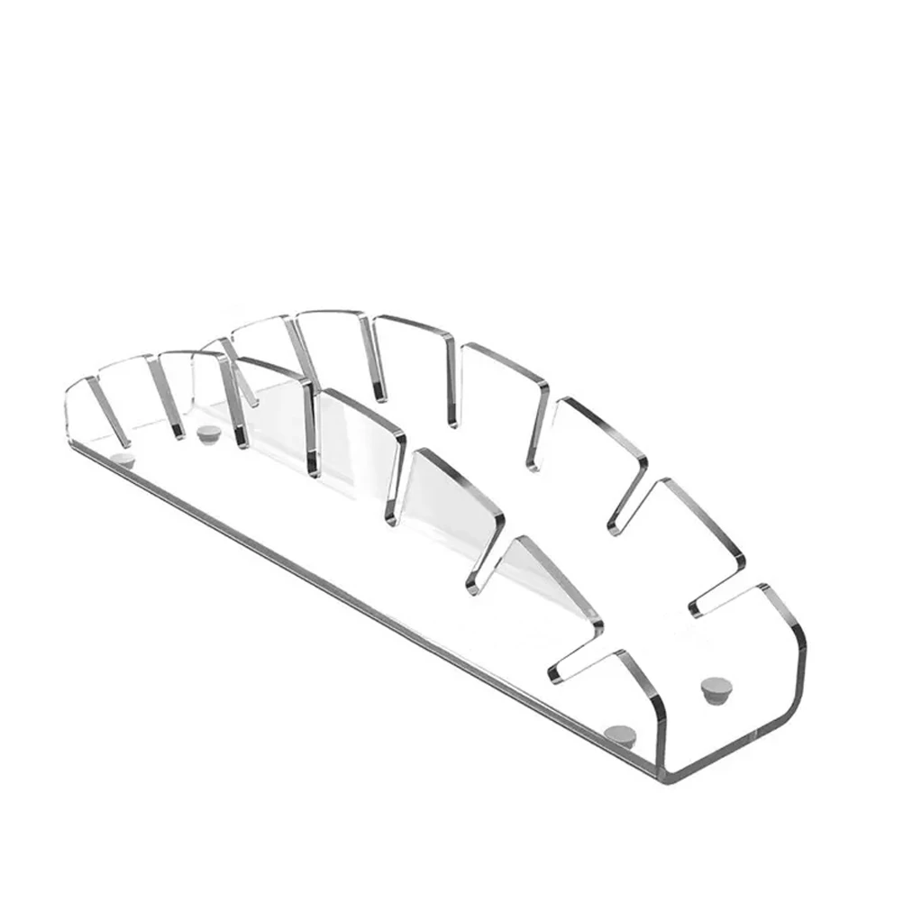 

2 Pcs Cap Storage Rack Racks for Baseball Caps Display Stand Desktop Hat Holder Transparent