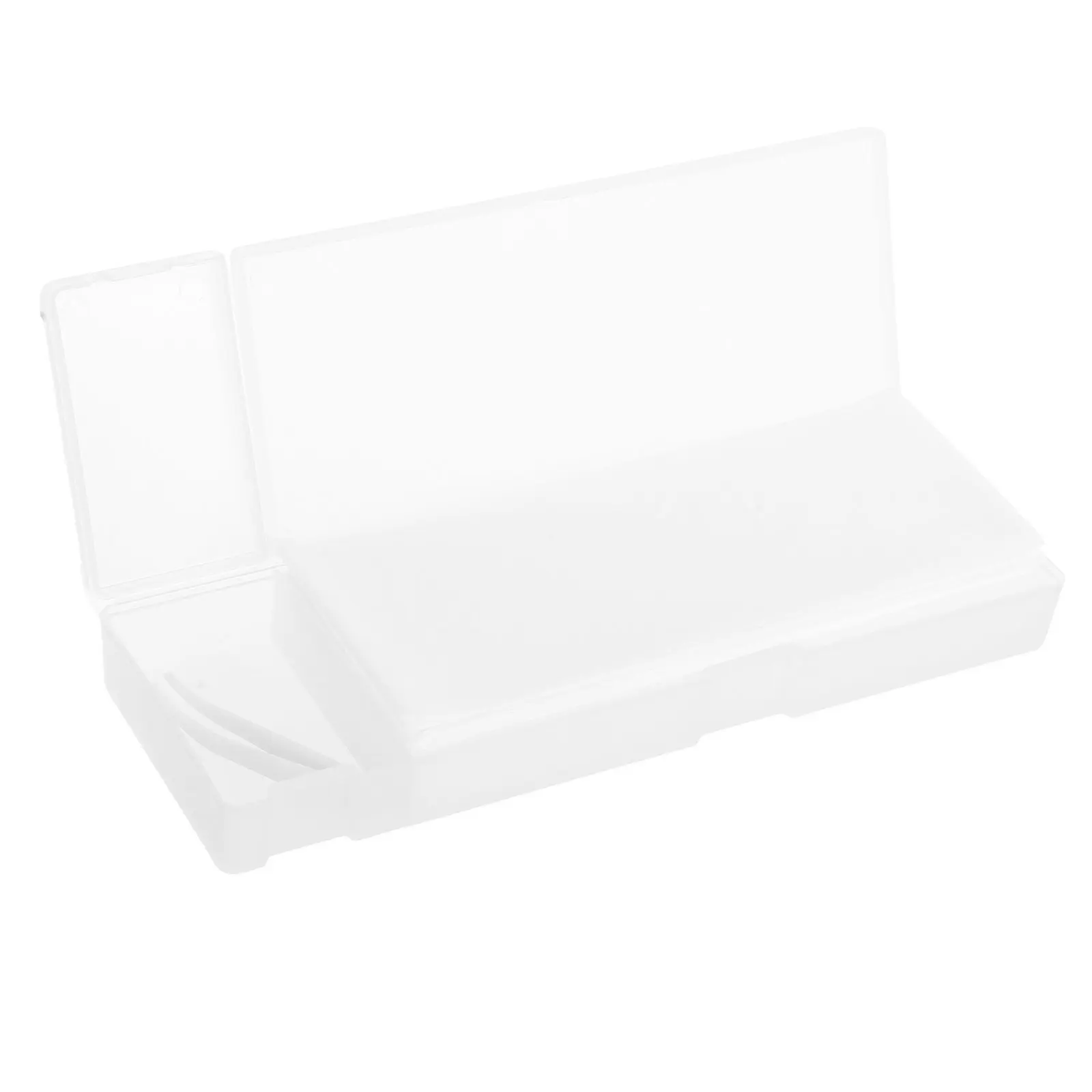 Water Decal Soaking Box Set with Portable Transparent Sponge Organizer and Tweezers for Decals Stickers