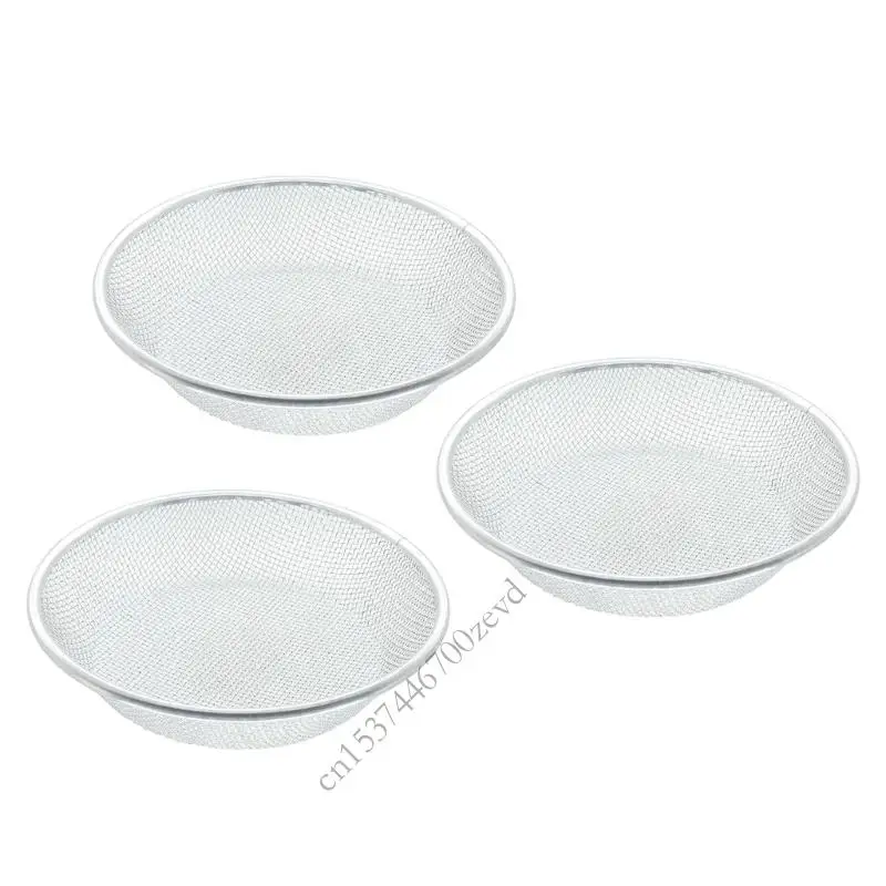 

3PCs Rustproof Garden Sieve Set for Efficient Compost Soil Separation P9YB