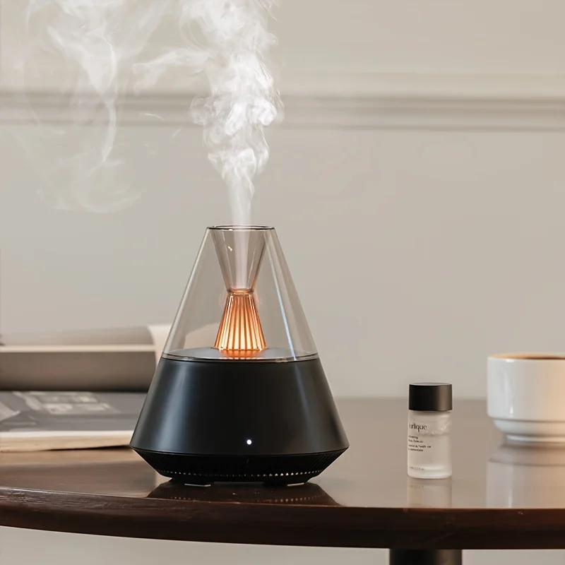 Aroma Diffuser เครื่องทําความชื้นแบบ USB พร้อมไฟกลางคืนสีสําหรับใช้ในชีวิตประจําวัน