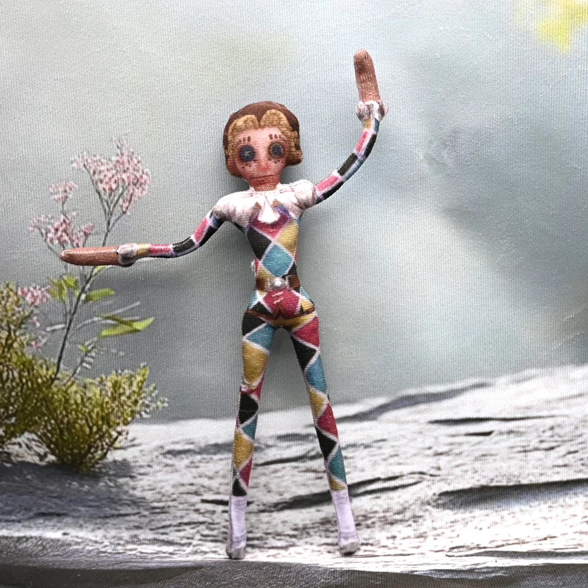 15/28cm juego Identity V muñeco de peluche Anime Mike Morton Acrobat figura suave juguete de peluche Cosplay para regalo