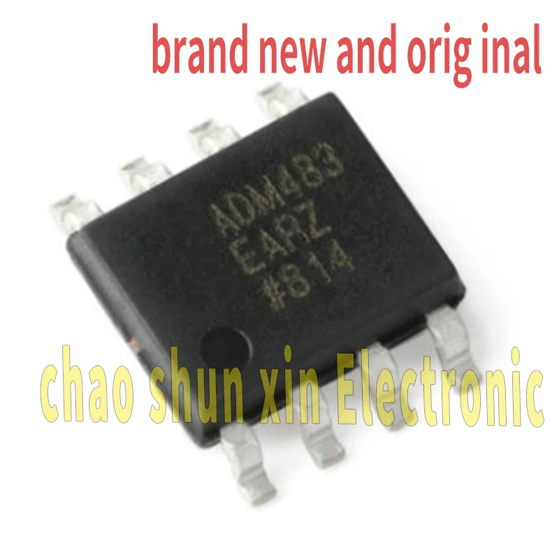 Adm483Earz Brand New Genuine Patch Soic-8 Semi-Prepared Rs-485/Rs-422 Transceiver Chip