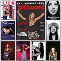 Singer O-Olivia R-Rodrigo Poster HD Print Personalized Canvas Wall Mural Art Poster Photos for Living Room Home Decor Durable