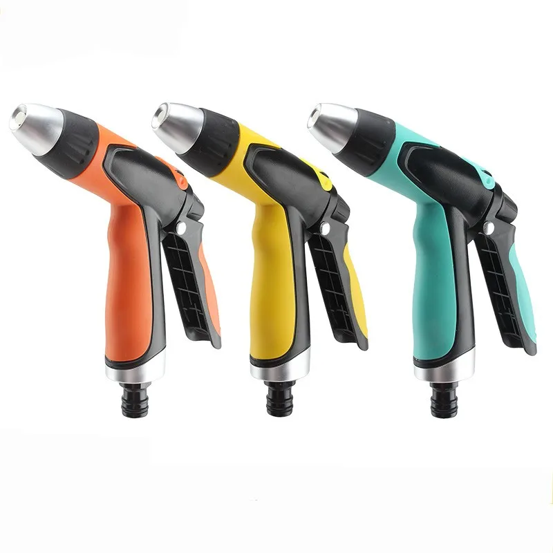 

High Pressure Car Wash Water Gun Garden Adjustable Hose Nozzle Watering Gun Lawn Courtyard Multifunction Irrigation Sprayer Gun