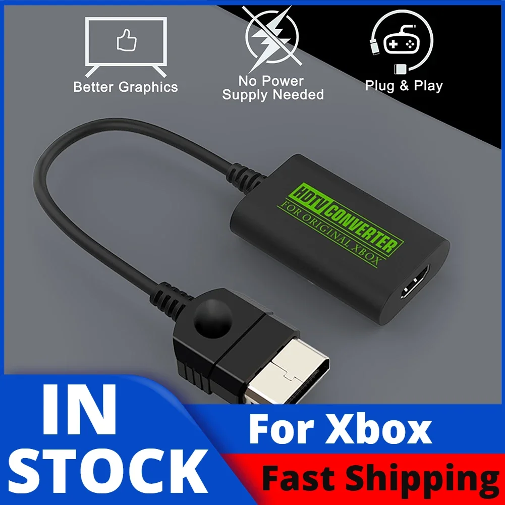 HD Link Cable Adapter Game Console Converter For Xbox to HDMI-Compatible Adapter for Classic Console Models 1080i 720p 480p 480i