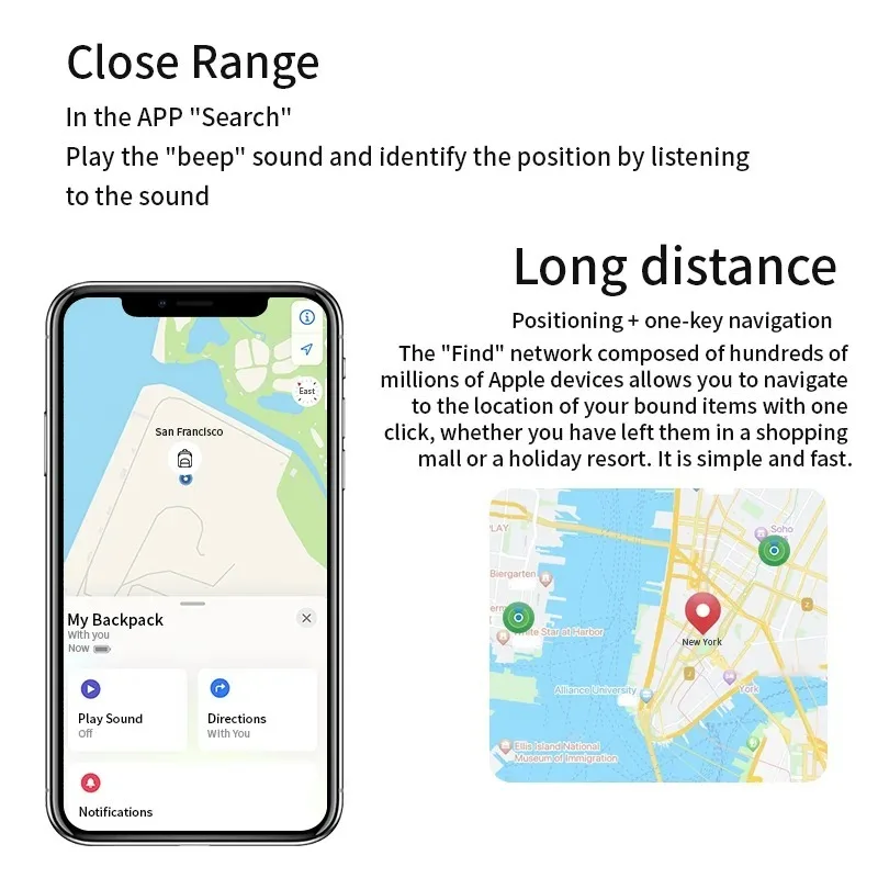 Mini Tracker Bluetooth4.0 Smart Locator Smart Anti Lost Device Locator Mobile Car Keys Pet Kids Finder