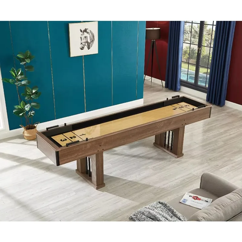 Obrázek 7: Velkoobchod laciný domácí hra halové dřevěný 9FT MDF mini shuffleboard stůl