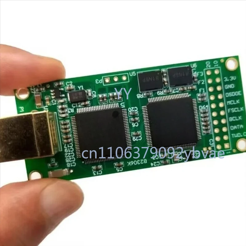 

USB Amanero Combo384 Module DSD512/PCM384 32Bit For AK4497 ES9038 AK4493 (C3391 Crystal)