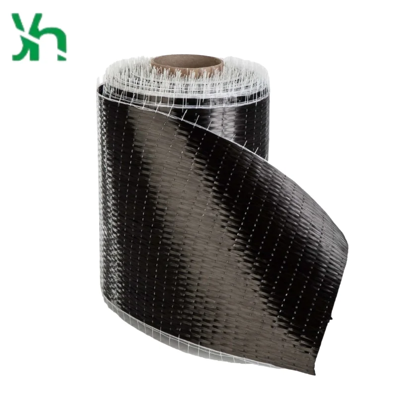 Tessuto unidirezionale in fibra di carbonio largo 20 cm 12K 300 g - Riparazione e rinforzo del difetto di corrosione del serbatoio di stoccaggio di grandi dimensioni