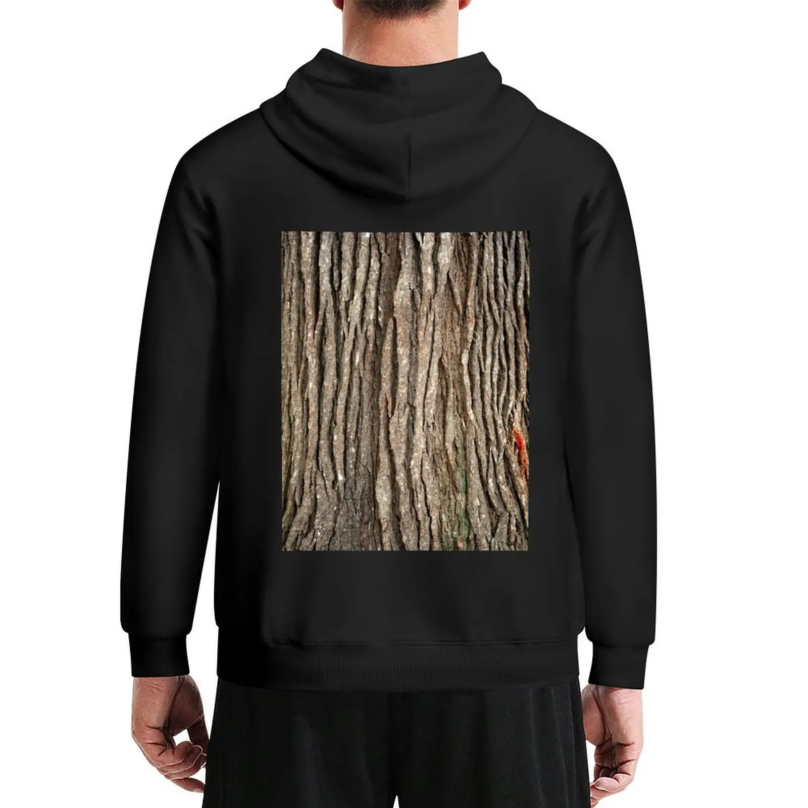 Wood bark Hoodie korean autumn clothes autumn clothes mens designer clothes men hoodie oversize