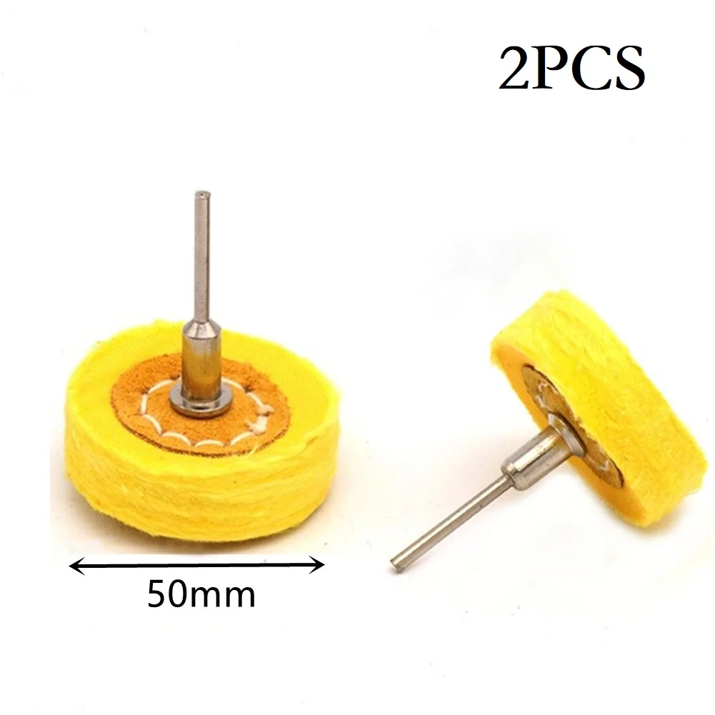 Imagem -03 - Broca de Polimento para Moedor Elétrico Ferramenta Rotativa Polegadas 50 mm Pano lã Estilo t para Limpeza de Joias Grinder
