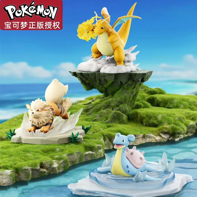 2024 New Original Pokemon Blind Box, Decisive Battle Series Anime Figure, 10cm Doll Desktop Decoration, Collectible Figurines