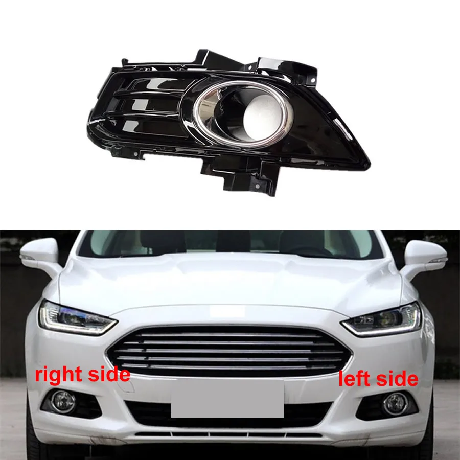 For Ford Mondeo 2013 2014 2015 2016 Fog Light Cover Fog Lamp Shell Front Bumper Grille Driving Lamp Cover Paint