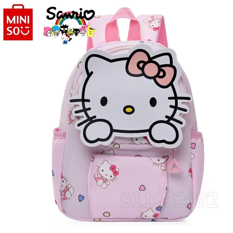 

Sanrio Hello Kitty New Girls Schoolbag Luxury Brand Fashion Girls Backpack Mini Cartoon Cute Children's Schoolbag High Quality