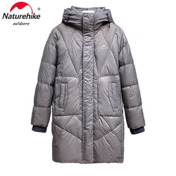 Naturehike versione estesa giacca Upgrade 800FP piumino d'anatra Ultra asciutto uomo cappotto da campeggio all'aperto ispessimento giacche da trekking