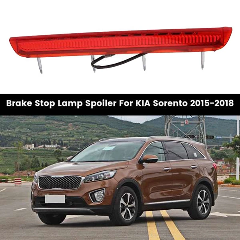 Car Rear High Mount 3Rd Brake Stop Lamp Spoiler For KIA Sorento 2015-2018 92700C5000 92700-C5000 Car Accessories Parts