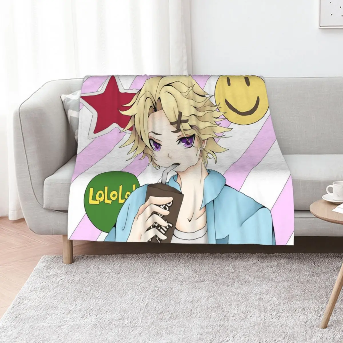 

Yoosung Kim Throw Blanket bed plaid Large Winter beds Kid'S Blankets