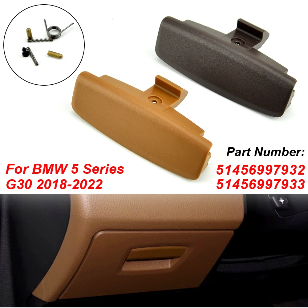 

51417438523 51417348524 Car Interior Storage Glove Box Compartment Cover Lid Lock Handle For BMW 5 Series G30 2018-2022
