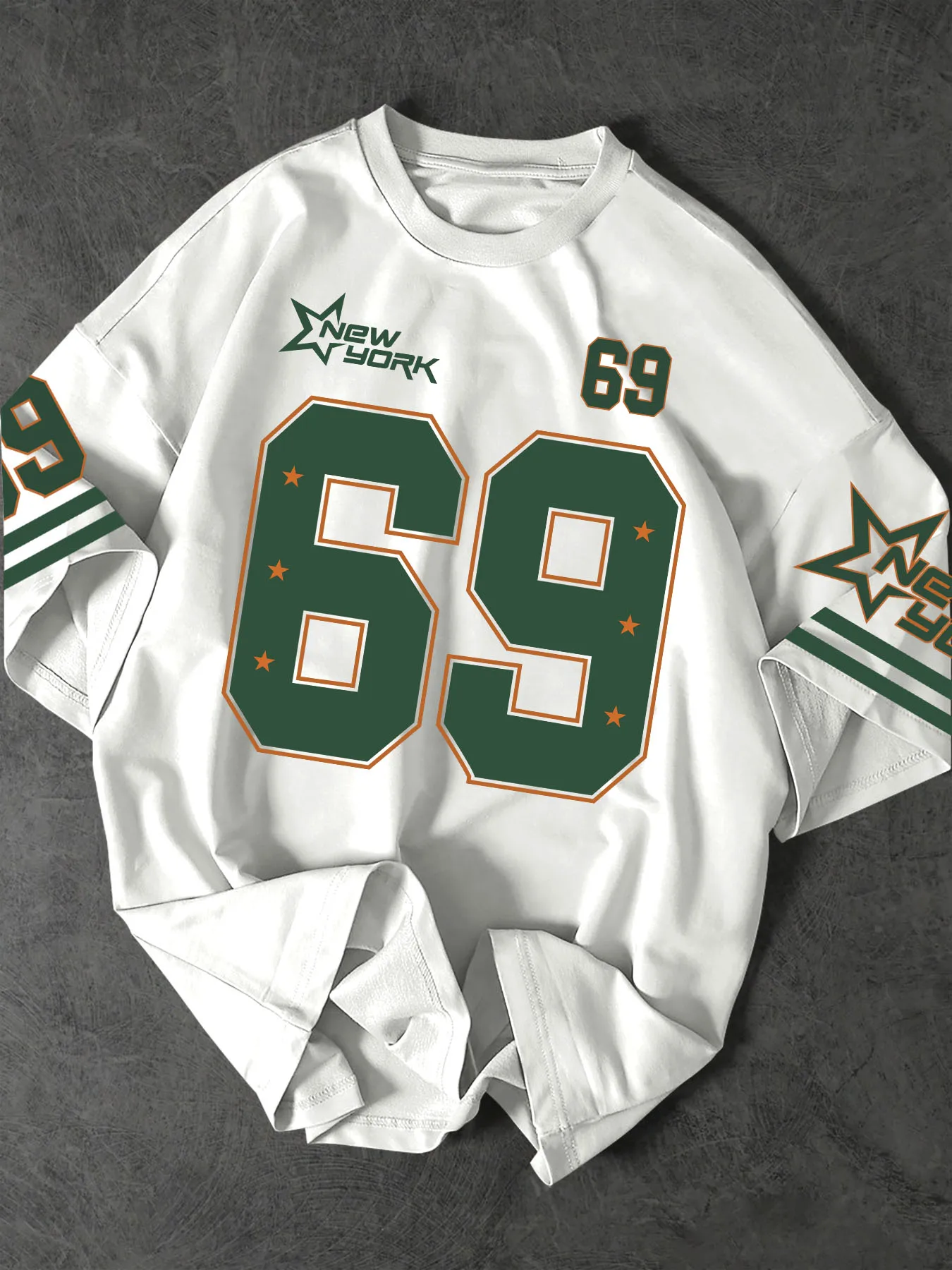 Vintage New York 69 Varsity Oversized Tee