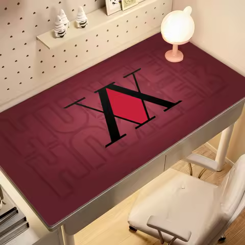 Large Mouse Pad Hunter x hunter Mouse Pad XXL Gaming Accessories Office Gamer Keyboard Desk Mat Non-Slip Laptop Anime Mousepad