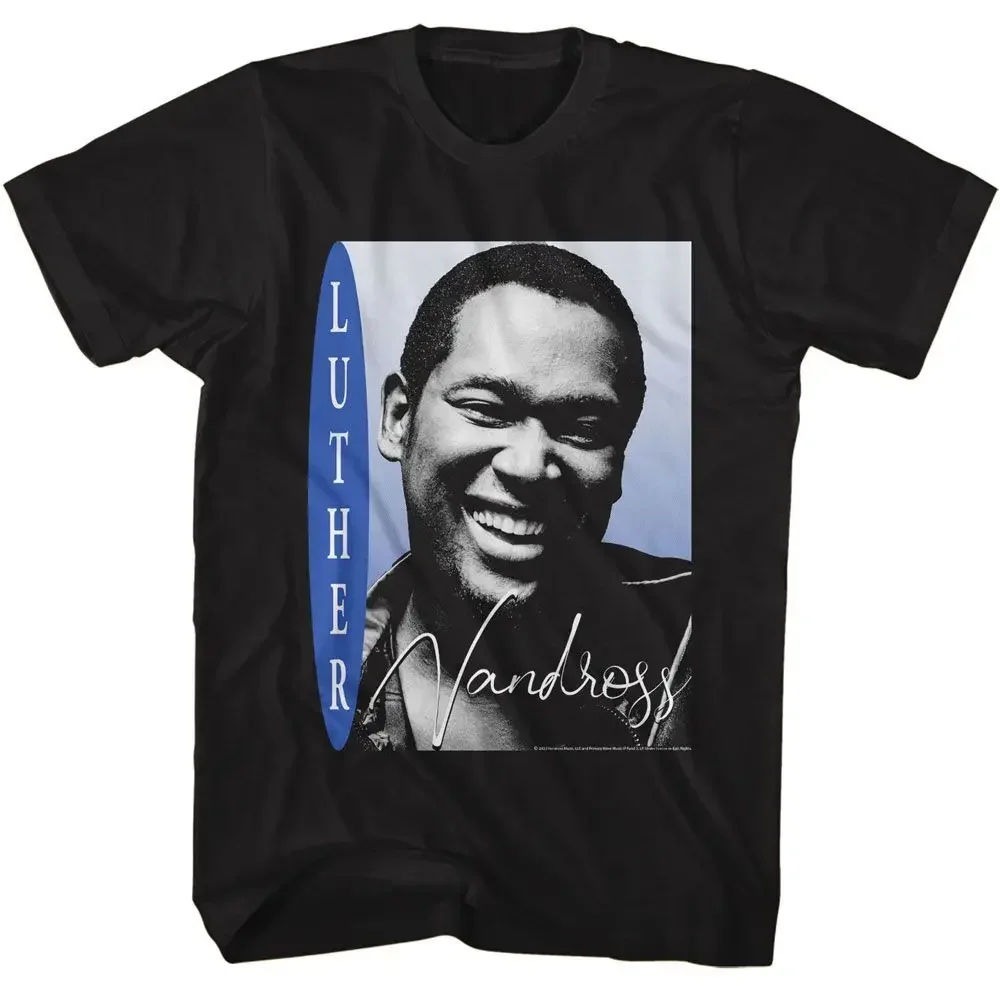 Luther Vandross Smiling Photo Music T Shirt