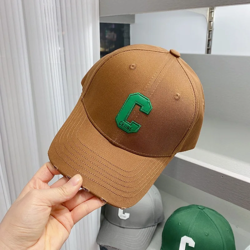 South Korea\'s Dongdaemun new C letter baseball cap ins female Korean version of the fashion trendy brand peaked cap face cap