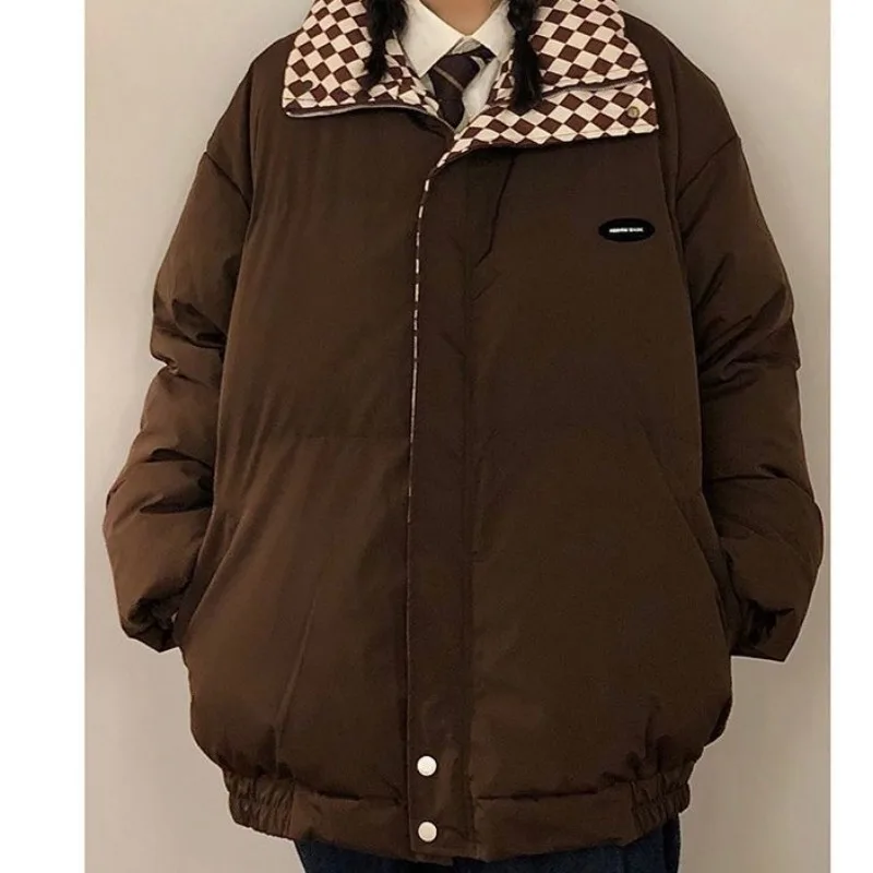 2023 New Women Down Cotton Coat Winter Bread Jacket Female Short Parkas Loose Thick Outwear Versatile Fashion Student Overcoat