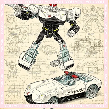 Em Estoque, Brinquedos Transformers, Gerações de Guerra para Cybertron Siege WFC-S23 Prowl, Figuras de Anime, Robô, Brinquedos