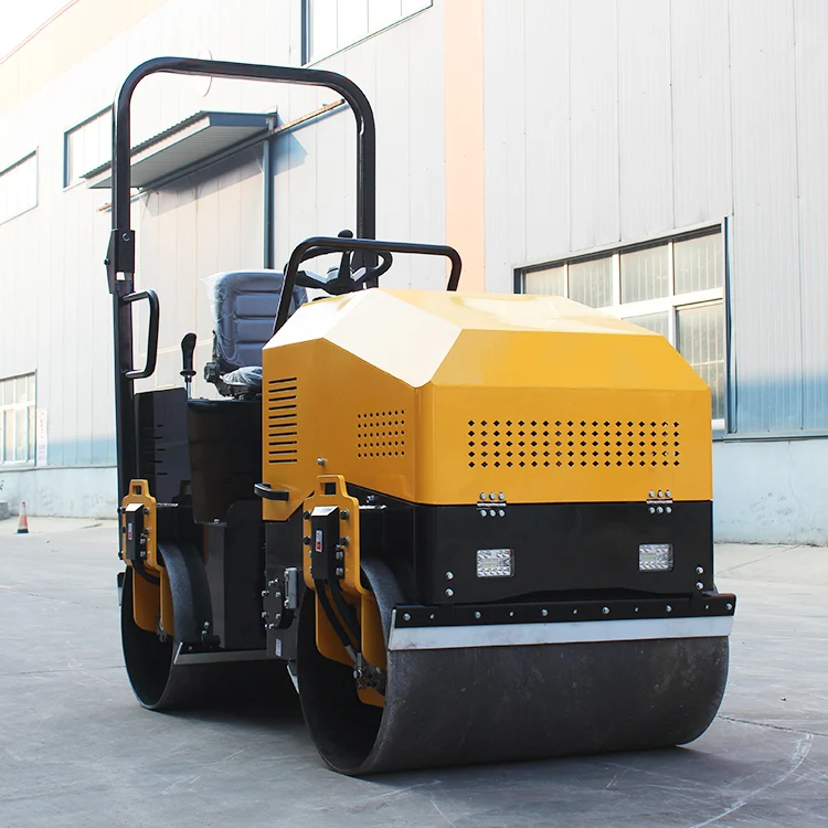 6 ton large road roller double steel wheel vibratory compactor heavy machine suitable for road construction and soil compaction