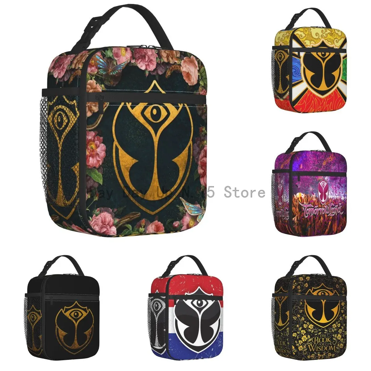 Tomorrowland Lunch box Kids Boys Girls Insulated Lunch Bag For Women Men Thermal Lunch Bags Bento Box Adult Lunch Box