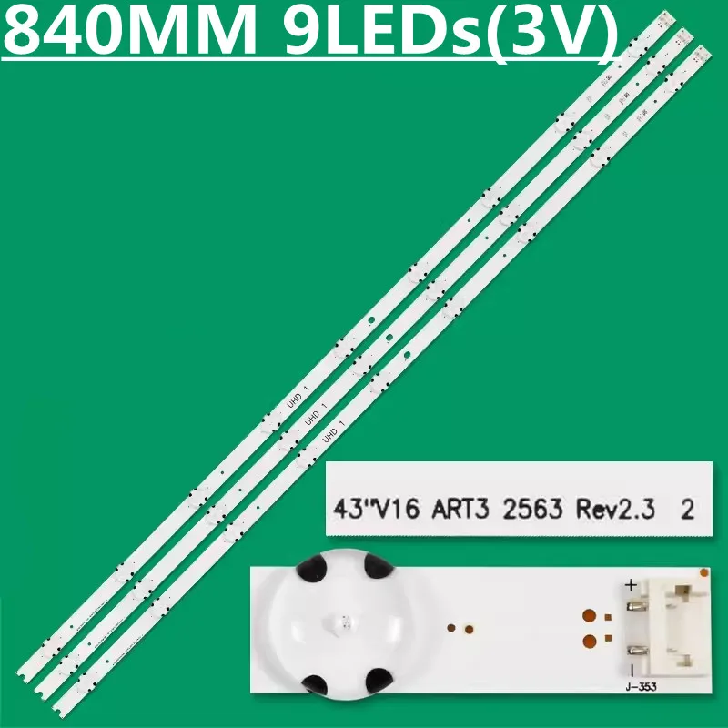 LED Backlight Strip UF64_UHD_A TV 43UH603V 43UH610V 43UH619V 43UH6030 43UH6100 43LH5700 43LH60FHD 43UF6400-CA HC430DGG-SLNX1