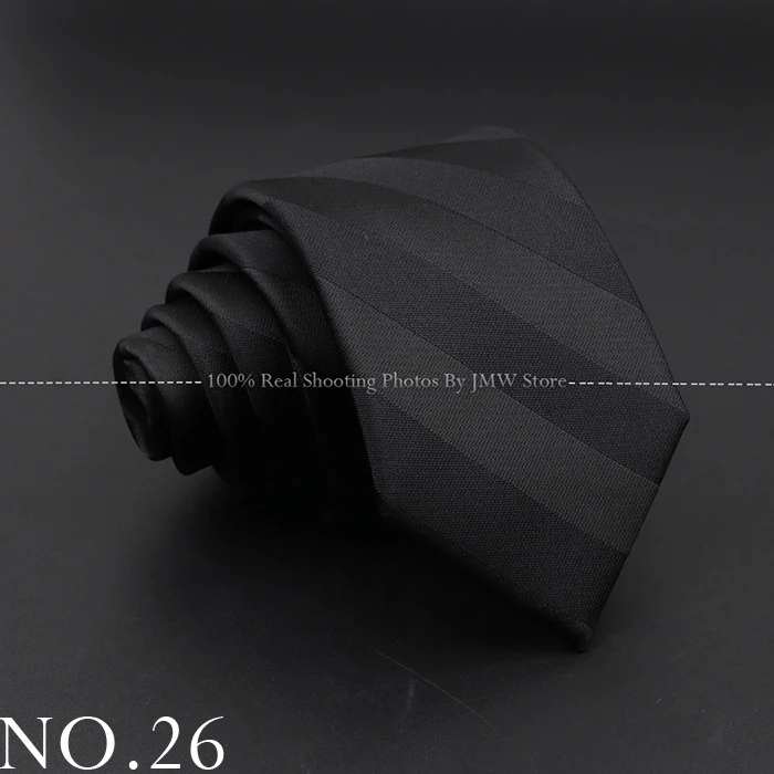 Neue Design Hochzeit Männer Krawatte Schwarz Solide Gestreiften Paisley Blume Krawatten Männer Business Dropshipping Bräutigam Kragen Zubehör Geschenk – Detail 26