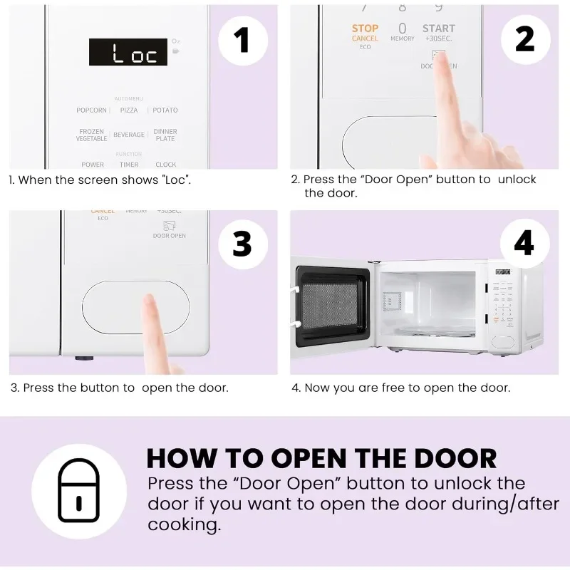 Retro Microwave with 11 power levels,Turntable Reset Function Kitchen Timer, Speedy Cooking,Memory function, Children Lock, 700W