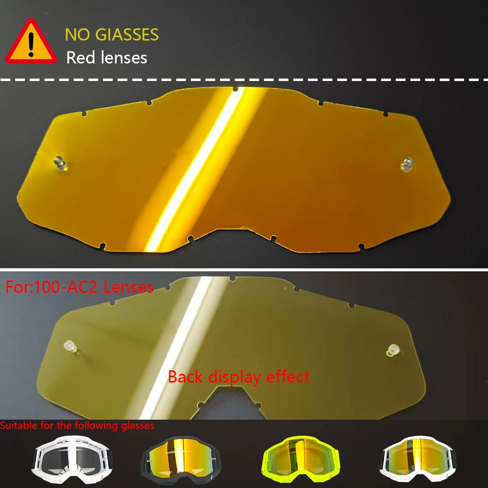 

Motorcycle And Bicycle Sports Glasses Replace the lens Replacement Safety Quick Disassembly Lenses Glasses Equipment Clear