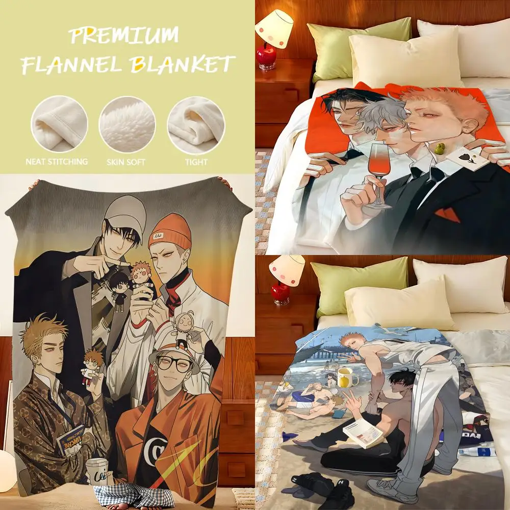 Comic 1-19 d-days Throw Flannel Throw Blanket, Lightweight Cozy, Durable Washable cute Cool