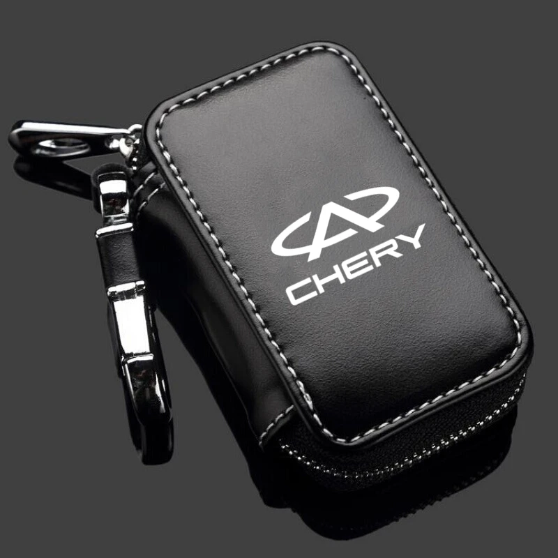 

Fashion Leather Key Bag Universal Key Case Car Keychain Key Wallet For Chery Tiggo 3/5x/8/E3E5 Arrizo 3/5/GX/7e Fengyun 2A3