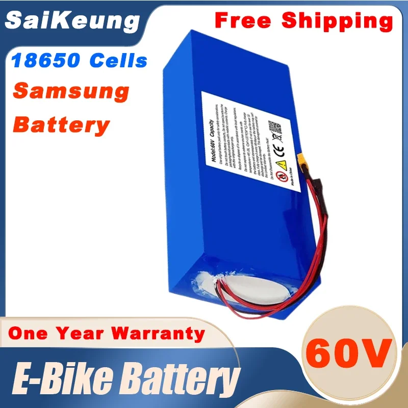 60V lithium battery 20Ah 30Ah 40Ah 50Ah  electric bike battery 72V high power motor electric bicycle scooter 18650 battery pack