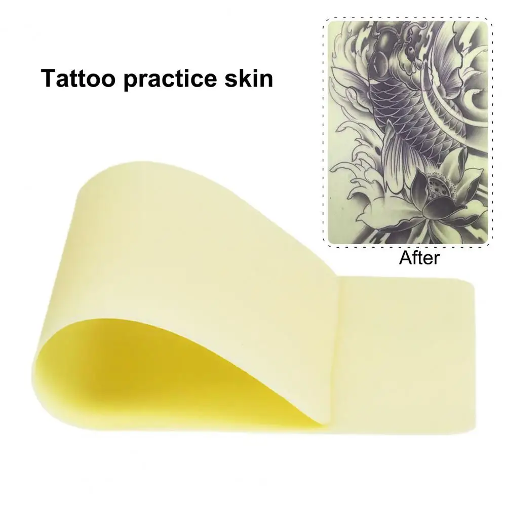 Double-sided Thickened Blank Tattoo Practice Skin Universal Body Art Practice False Skin for Beginners